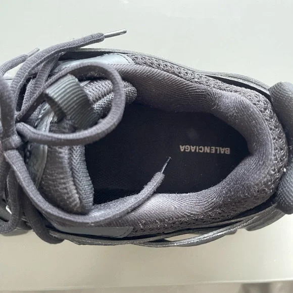 Men Balenciaga Track Sneaker Black/Black Clear size 42 (9) - Picture 8 of 12